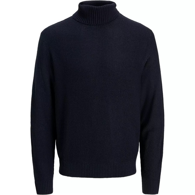 Фото ракурс 1 - Мужской синий джемпер Jack & Jones артикул 12279279 Sky Captain FW2025