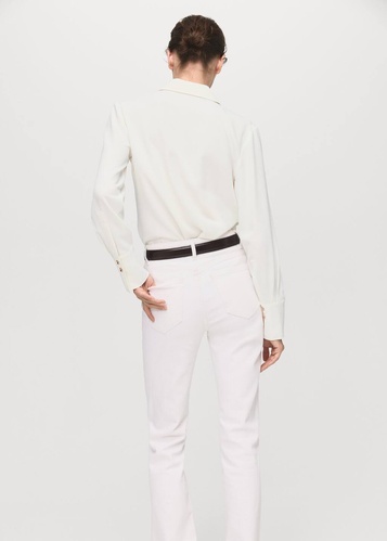 Фото ракурс 2 - Жіноча молочна сорочка Mango артикул 17065804 02 1 season