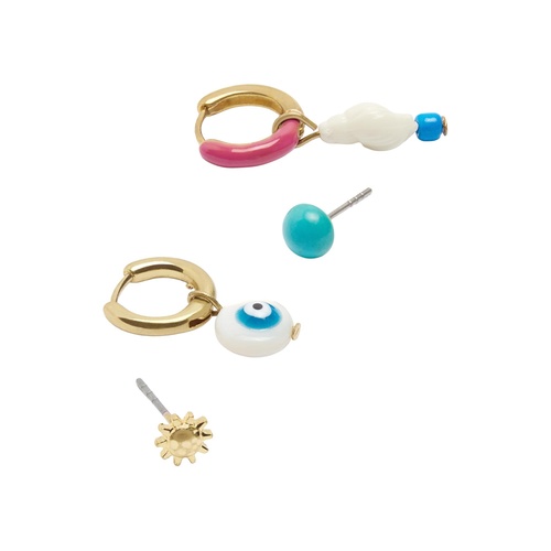 Фото ракурс 2 - Женские разноцветные серьги Parfois артикул 234850 _BM FW2025