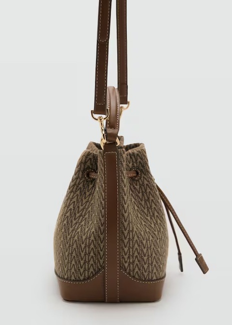 Женская коричневая сумка Mango артикул 17072538 32 1 season Фото ракурс 5 - Женская коричневая сумка Mango артикул 17072538 32 1 season