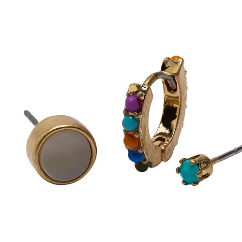 Фото ракурс 2 - Жіночі різнокольорові сережки Parfois артикул 234795 _BM FW2025