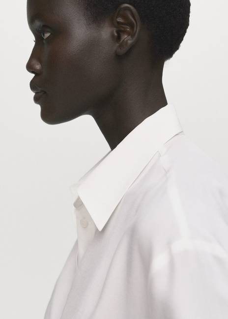 Фото ракурс 4 - Жіноча молочна сорочка Mango артикул 17084140 02 1 season