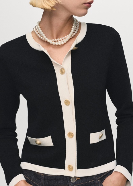 Фото ракурс 1 - Женский черный жакет Mango артикул 17085821 99 1 season