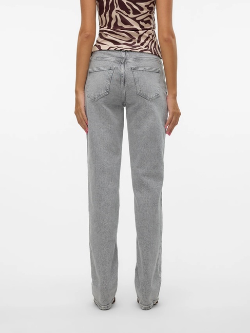 Фото ракурс 2 - Жіночі сірі джинси Vero Moda  артикул 10315299 Light Grey Denim FW2024