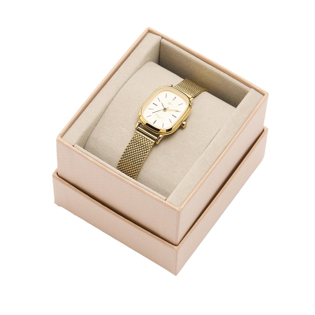 Жіночий золотий годинник Parfois артикул 239382 _GD FW2025 Фото ракурс 4 - Жіночий золотий годинник Parfois артикул 239382 _GD FW2025