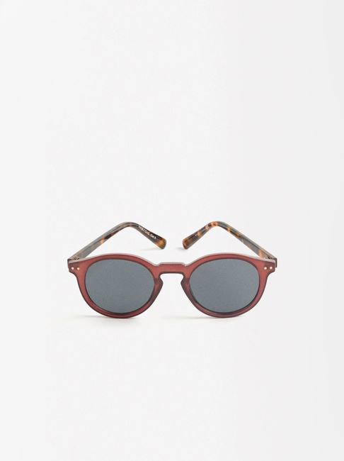 Фото ракурс 1 - Жіночі бордові окуляри Parfois артикул 197334 _BU SS2025