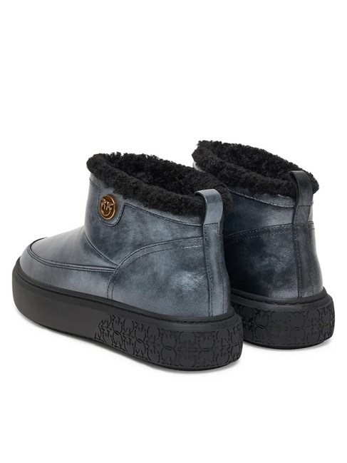 Женские черные сапоги Pinko артикул SS0105-P112 Z99 FW2025 Фото ракурс 3 - Женские черные сапоги Pinko артикул SS0105-P112 Z99 FW2025