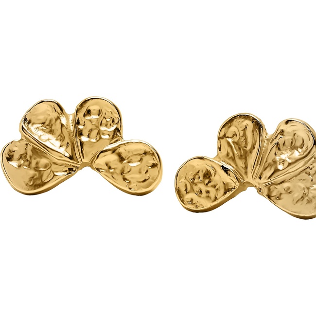 Фото ракурс 3 - Жіночі золоті сережки Parfois артикул 233928 _GD FW2025