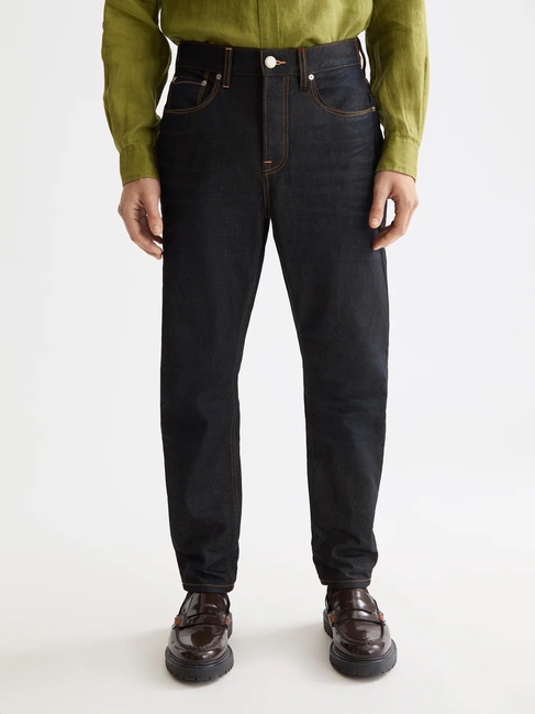 Мужские синие джинсы SCOTCH & SODA артикул 180875 401 FW2025 Фото ракурс 1 - Мужские синие джинсы SCOTCH & SODA артикул 180875 401 FW2025