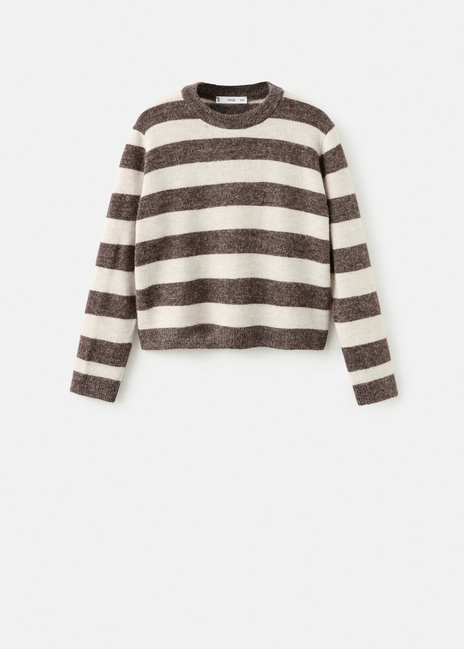 Жіночий коричневий джемпер Mango артикул 27011310 30 2 season Фото ракурс 3 - Жіночий коричневий джемпер Mango артикул 27011310 30 2 season