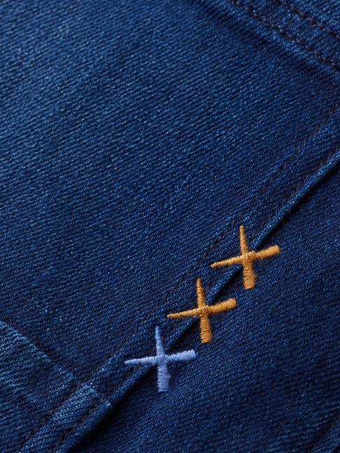 Фото ракурс 7 - Чоловічі сині джинси SCOTCH & SODA артикул 180899 401 FW2025