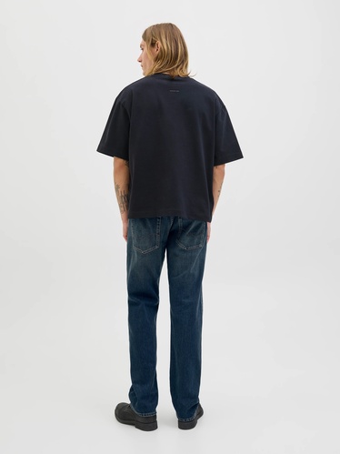 Фото ракурс 2 - Мужские синие джинсы Jack & Jones артикул 12278270 Blue denim FW2025