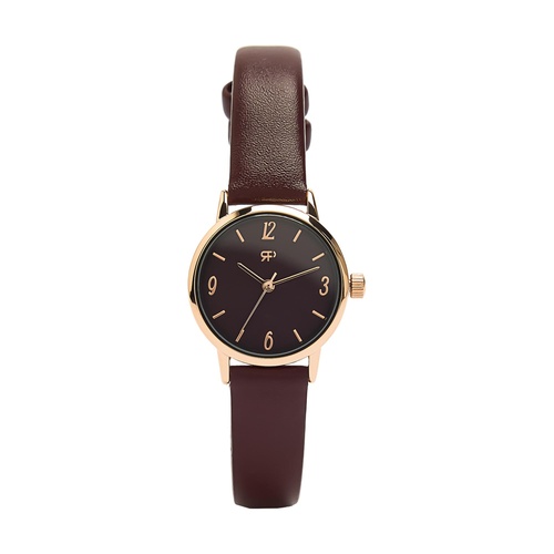 Фото ракурс 1 - Женские бордовые часы Parfois артикул 239319 _BU FW2025