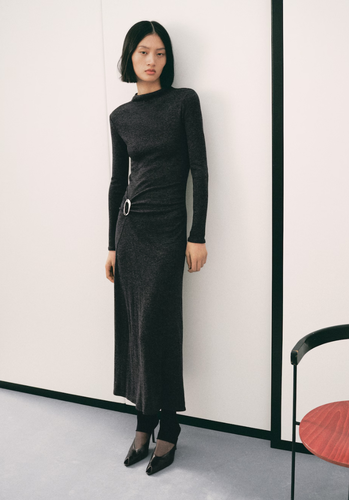 Фото ракурс 1 - Женское серое платье Mango артикул 17027807 92 1 season