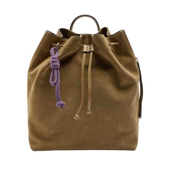 Фото ракурс 1 - Женский коричневый рюкзак Parfois артикул 239385 _CA FW2025