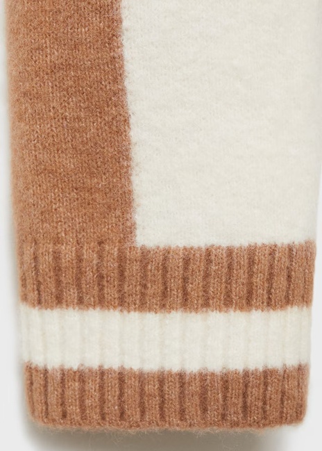 Фото ракурс 6 - Женский бежевый джемпер Mango артикул 77038274 09 7 season