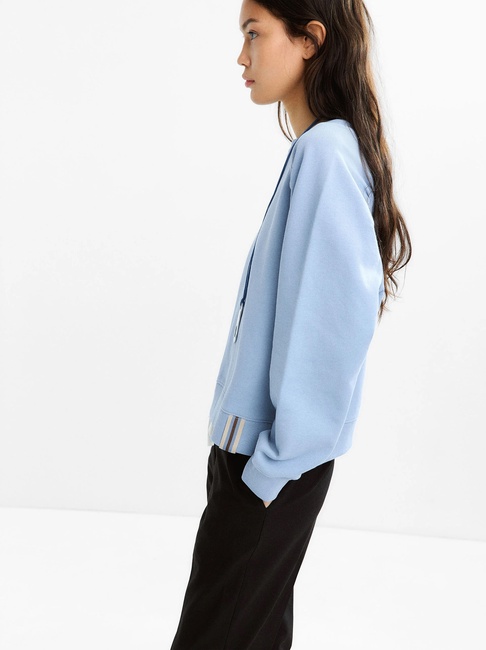 Жіночий синій світшот Parfois артикул 233007 _BL SS2025 Фото ракурс 3 - Жіночий синій світшот Parfois артикул 233007 _BL SS2025