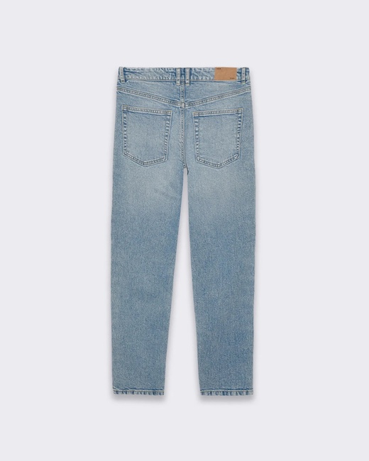 Фото ракурс 5 - Женские голубые джинсы Piazza Italia артикул 32112 Denim SS2025