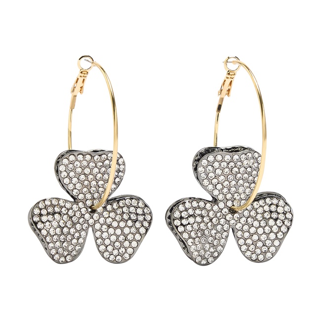 Жіночі чорні сережки Parfois артикул 242720 _BK FW2025 Фото ракурс 1 - Жіночі чорні сережки Parfois артикул 242720 _BK FW2025