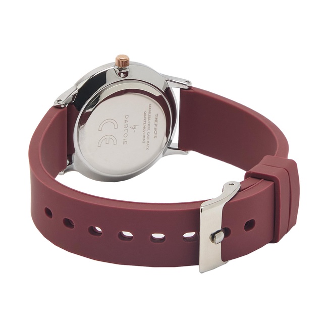 Женские бордовые часы Parfois артикул 239243 _BU FW2025 Фото ракурс 3 - Женские бордовые часы Parfois артикул 239243 _BU FW2025