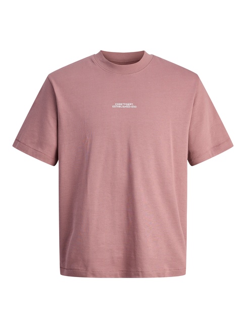 Чоловіча рожева футболка Jack & Jones артикул 12283351 Grape Shake FW2025 Фото ракурс 3 - Чоловіча рожева футболка Jack & Jones артикул 12283351 Grape Shake FW2025