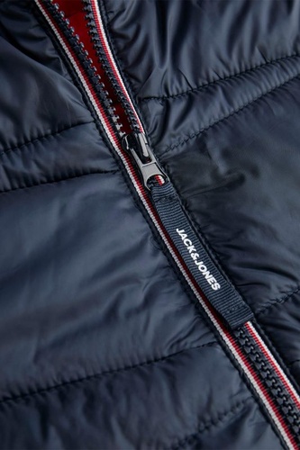 Фото ракурс 2 - Мужская синяя куртка Jack & Jones артикул 12283196 Sky Captain FW2025