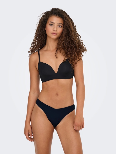 Фото ракурс 5 - Жіночий чорний купальник низ Only артикул 15341803 Black SS2025