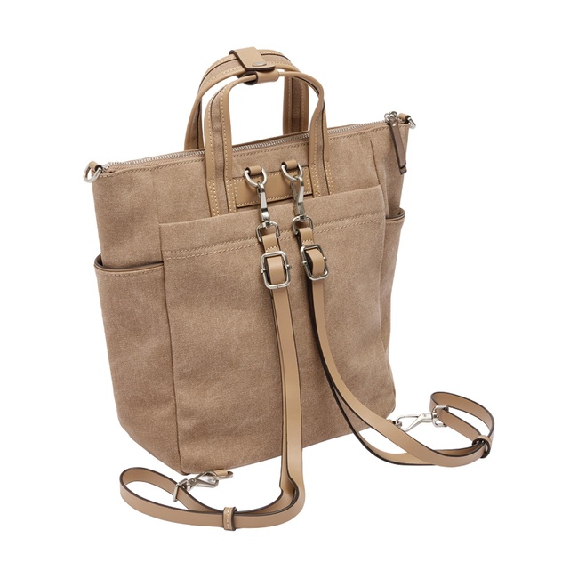 Фото ракурс 2 - Женский коричневый рюкзак Parfois артикул 234000 _CA FW2025