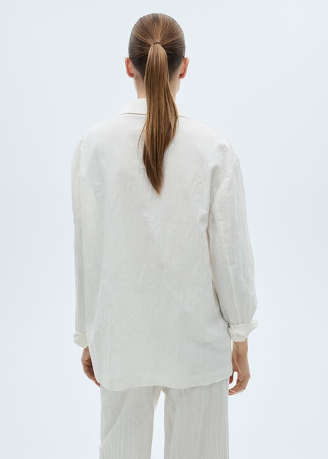 Фото ракурс 2 - Женский белый пиджак Mango артикул 87064782 01 8 season