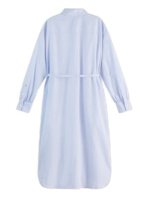 Фото ракурс 4 - Женское голубое платье SCOTCH & SODA артикул 179587 U125 SS2026