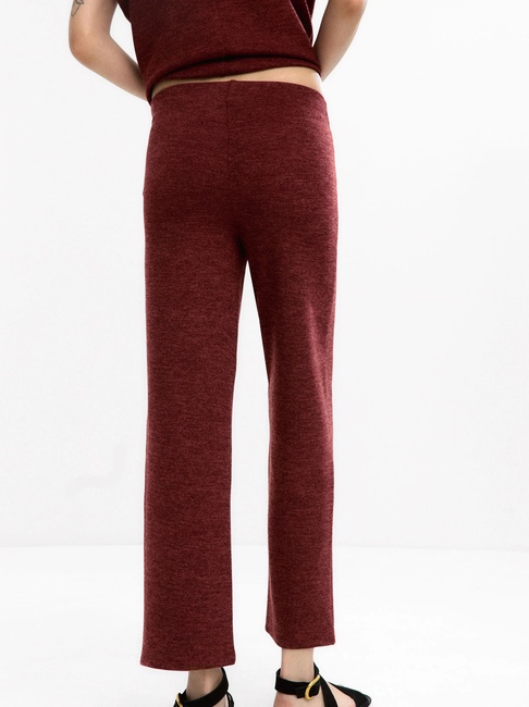 Жіночі бордові штани Parfois артикул 234509 _BU FW2025 Фото ракурс 2 - Жіночі бордові штани Parfois артикул 234509 _BU FW2025