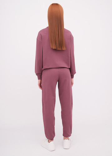 Фото ракурс 2 - Жіночі рожеві штани EQUILIBRI артикул W291 041 200 Frez FW2025