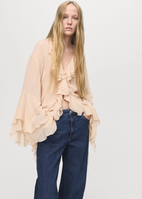 Фото ракурс 4 - Жіночі сині джинси Mango артикул 17015815 TO 1 season