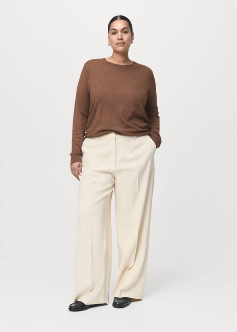 Жіночий коричневий джемпер Mango артикул 17005817 31 1 season Фото ракурс 6 - Жіночий коричневий джемпер Mango артикул 17005817 31 1 season