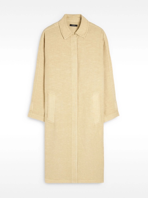 Жіночий бежевий плащ Parfois артикул 231471 _BG SS2025 Фото ракурс 5 - Жіночий бежевий плащ Parfois артикул 231471 _BG SS2025