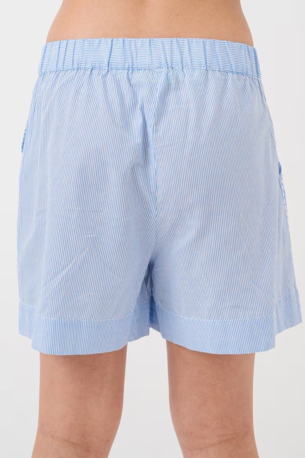 Жіночі блакитні шорти Only артикул 15344767 bright white SS2025 Фото ракурс 6 - Жіночі блакитні шорти Only артикул 15344767 bright white SS2025
