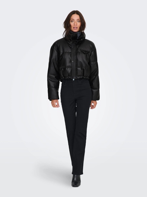 Фото ракурс 5 - Жіноча чорна куртка Only артикул 15349205 Black FW2025