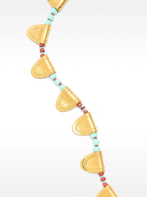 Фото ракурс 2 - Женское золотое ожерелье Parfois артикул 232993 _HM SS2025