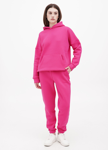 Фото ракурс 1 - Женские розовые штаны EQUILIBRI артикул OD Jogger Fleece AR Fucsia FW2024