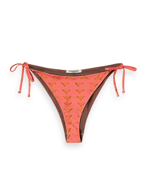 Фото ракурс 5 - Жіночий помаранчевий купальник низ SCOTCH & SODA артикул UFK00728M U638 SS2025