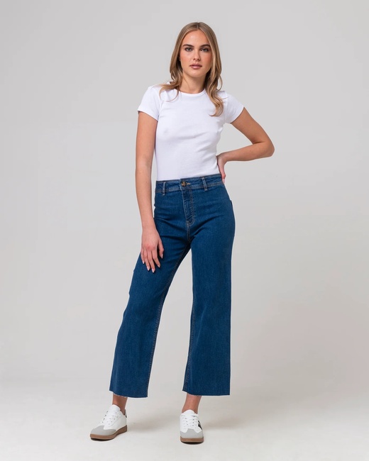 Жіночі сині джинси Piazza Italia артикул 50697 Denim FW2025 Фото ракурс 3 - Жіночі сині джинси Piazza Italia артикул 50697 Denim FW2025