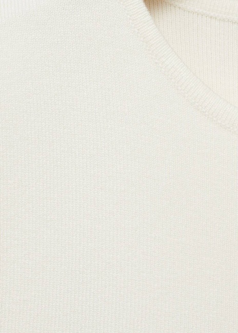 Женский молочный топ Mango артикул 17061177 05 1 season Фото ракурс 6 - Женский молочный топ Mango артикул 17061177 05 1 season