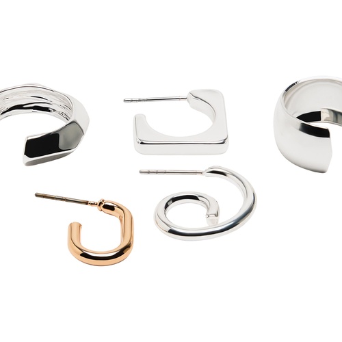 Фото ракурс 2 - Женские серебряные серьги Parfois артикул 237516 _MM FW2025