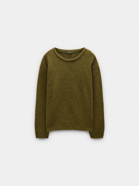 Фото ракурс 4 - Жіночий зелений светр Parfois артикул 241416 _KK FW2025