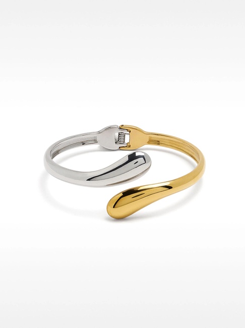 Женский золото-серебряный браслет Parfois артикул 233968 _MM FW2025 Фото ракурс 1 - Женский золото-серебряный браслет Parfois артикул 233968 _MM FW2025