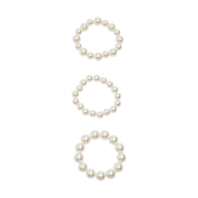 Фото ракурс 3 - Женский белый браслет Parfois артикул 244153 _WT FW2025