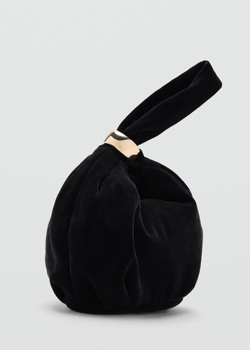 Фото ракурс 1 - Женская черная сумка Mango артикул 27061199 99 2 season