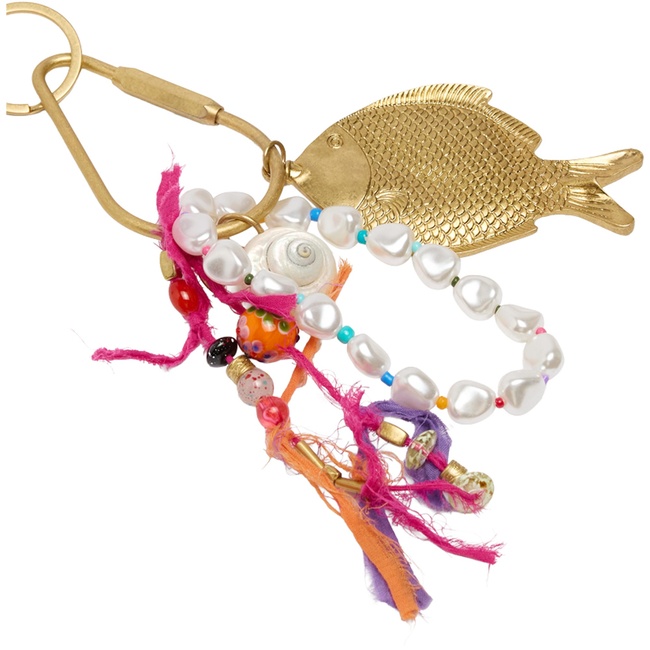 Фото ракурс 2 - Жіночий зелений брелок Parfois артикул 234835 _BM FW2025