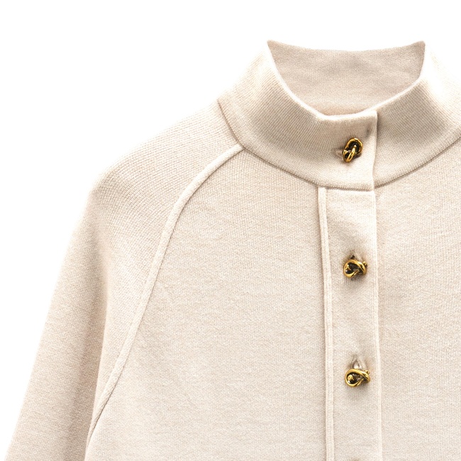 Женское коричневое пончо Parfois артикул 237350 _CA FW2025 Фото ракурс 2 - Женское коричневое пончо Parfois артикул 237350 _CA FW2025