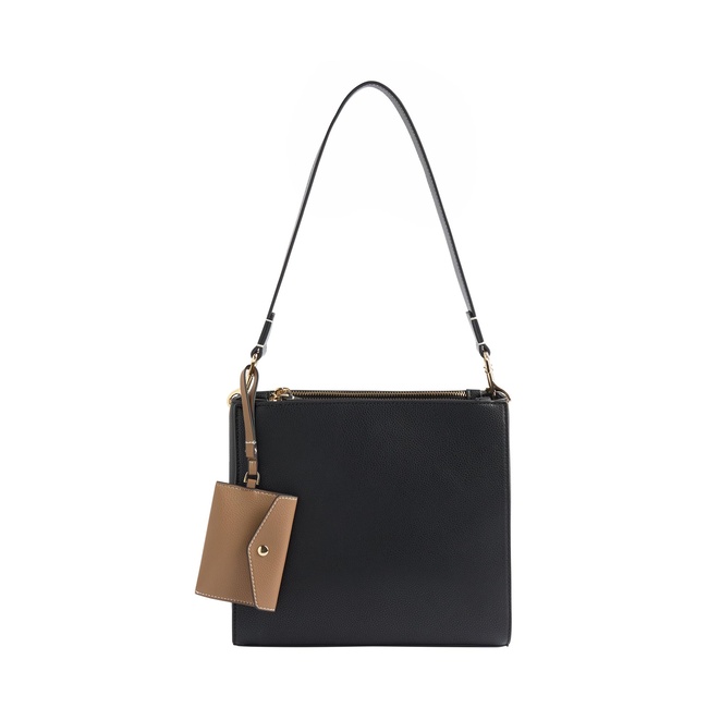 Жіноча чорна сумка Parfois артикул 230323 _BK SS2025 Фото ракурс 1 - Жіноча чорна сумка Parfois артикул 230323 _BK SS2025